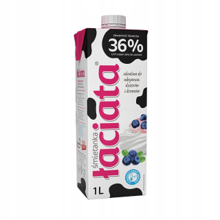 Pinted Cream 36% 1 L Mlekpol