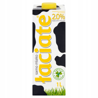 Pinted Uht mlieko 2,0% 12x1L SMART