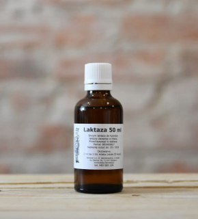 Laktaza - enzým odstránenie laktózy 50 ml