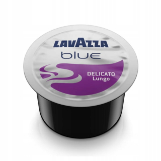 Kávové kapsule - LAVAZAZA BLUE ESPISDO DELMACATO LUNGO CAPSULE100PC