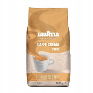 Zrnková káva -  Lavazza Caffe Crema Dolce 1kg Grainy Coffee