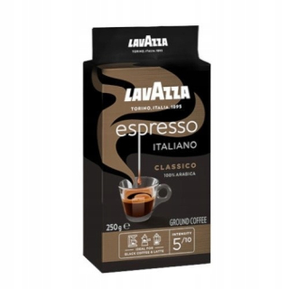 Káva mletá -  Lavazza Caffe espresso Arabica 250g Mielona x 10