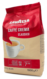 Zrnková káva - Lavazza Classico Caffe Crema Coffee Beans 1kg