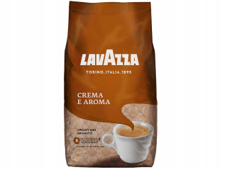 Zrnková káva - Lavazza crema e aróma kávové zrná 1kg obilia