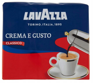 Káva mletá -  Lavazza Crema Gusto Classico - Mletú kávu 2x250g