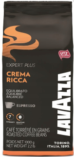 Zrnková káva - Lavazza Crema Ricca Expert Plus 1 kg zrnkovej kávy