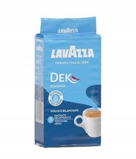 Káva bez kofeínu -  Lavazza DK 250g mleté kávové kaffe x 10