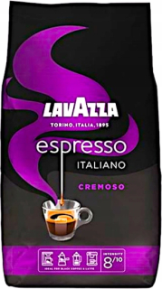Zrnková káva - Lavazza Espresso Cremoso Coffee Beans 1kg