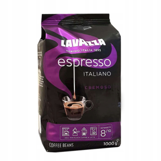 Zrnková káva -  Lavazza Espresso Italiano Cremoso 1KG