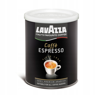 Káva mletá -  Plechovka na espresso Lavazza 250 g