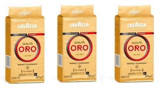 Káva mletá - Lavazza QUALITA ORO Mletá káva 3 x 250g ČERSTVÁ