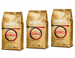 Zrnková káva - Lavazza Qualita Oro IT 1KGX3 Káva sada v fazule