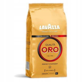 Zrnková káva -  Kávové zrná Lavazza Qualita Oro 1 kg nemecké