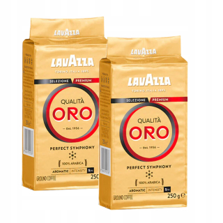 Káva mletá -  Lavazza Qualita Oro Mleté kávy 2 x 250 g
