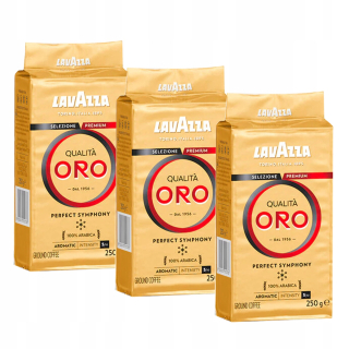 Káva mletá -  Mletá káva Lavazza Qualita Oro 3 x 250 g