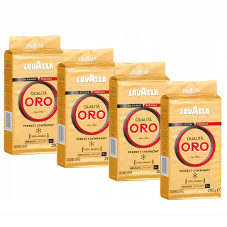 Káva mletá -  Lavazza Qualita Oro Mincing Coffee 4 x 250 g