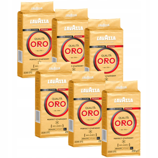 Káva mletá -  Lavazza Quality Oro Mincing Coffee 6 x 250 g
