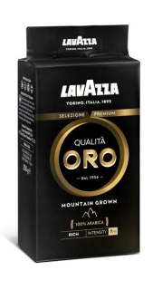 Káva mletá - LAVAZAZAZA QUALITA ORO MOUTROUNDY 10X 250G