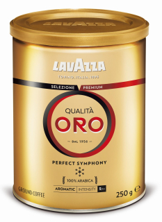Káva mletá -  Lavazza qualità oro mleté kávy 250g
