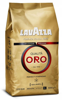 Zrnková káva -  Lavazza Qualita Oro, kávové zrná 1000 g