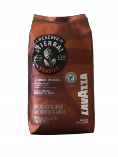 Zrnková káva -  Lavazza Reserva Tierra Brasile 1 kg zrna