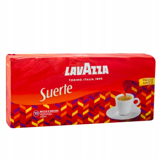 Káva mletá -  Lavazza Suerte 250gx4 Mleté kávy