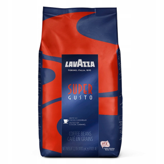 Zrnková káva -  Kávové zrná Lavazza Super Gusto UTZ 1 kg