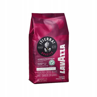 Zrnková káva - Lavazza Tierra Brazile Intenzívne 1 kg kávové zrno
