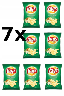Lays Chips Chips Zelená cibuľa 7 x 140 g