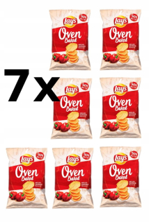 Kladie Pečená grilovaná paprika Chipsy Oven 7 x 125 g