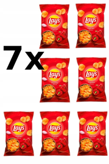 Kladie Chips Paprika Paprika Paprika Paprika 7 x 140 g