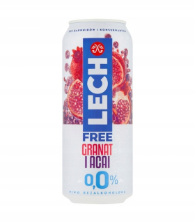 Lech ZADARMO 0% Pomegranát Acai 500ml môže pivo 0% 4ks