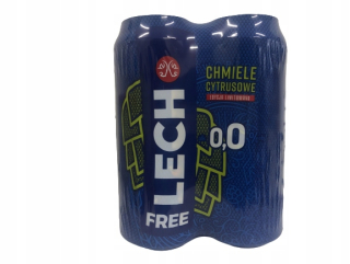 Lech Free Citrus Hop 0,0% 0.5L 4-PAK