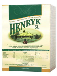 Liečba Minerálna voda Henryk na žalúdku - 5L
