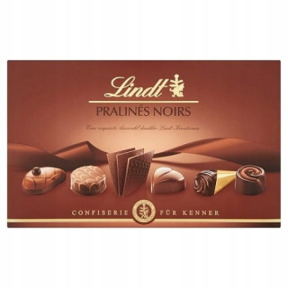 Krabička na čokoládu Lindt Pralines Noirs 200g