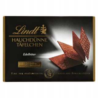 Lindt tenké čokolády z horkej čokolády