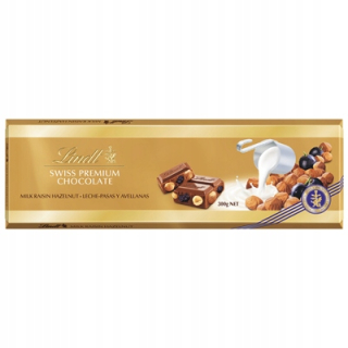 Lindt Milch Traube Nuss čokoláda 300g