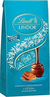 Lindt Lindor Karmel Sól 137g z Nemecka