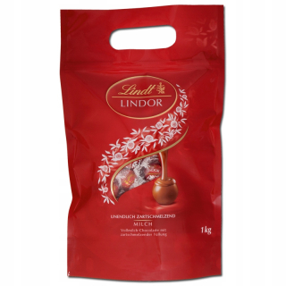 Lindt Lindor Mliečne mlieko 1 kg. Nemecký