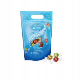 Lindt Lindor Vollmilch-Minkung 4 Flaváče 1KG DE