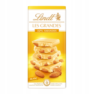 Lindt les grandes biela čokoláda s orechmi 150g