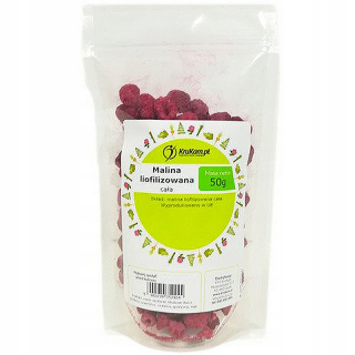 Sušené ovocie - Lyofilizované Raspberry 50g lyofilizované ovocie havran