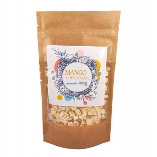 Sušené ovocie - Lyofilizované mango kusy 100g