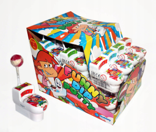 Lollipop Kibelek 20g Funny Dip Potty 24ks