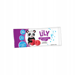 Lízanka s vitamínmi, malinová príchuť 8 g [40 ks] L