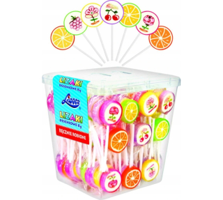 Lollipops 8g ovocný vzor 125ks gran-pík