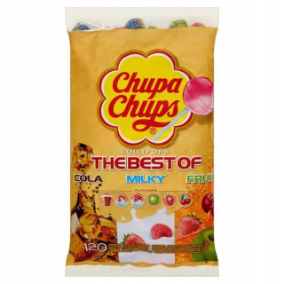 Lollipops Chupa Chups Mix Flavors 120 kusov