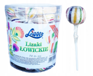 Lollipops ŁOWICKIE FLAVORS PRL LIWOCZ 100PC X 10G
