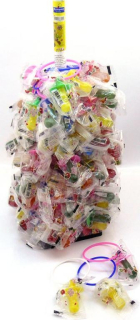 Pacifier Lollipops s náramkom na 100 PC stojan