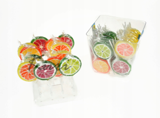 Ovocné vzor Lollipops ASTRA 26G 50PC